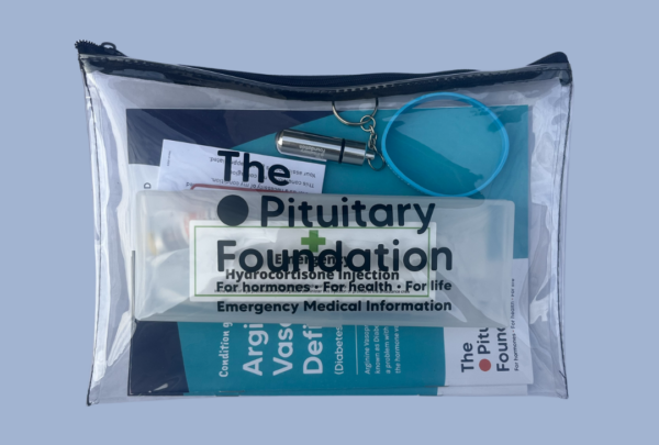 Large Pituitary Foundation Zipped Clear Case